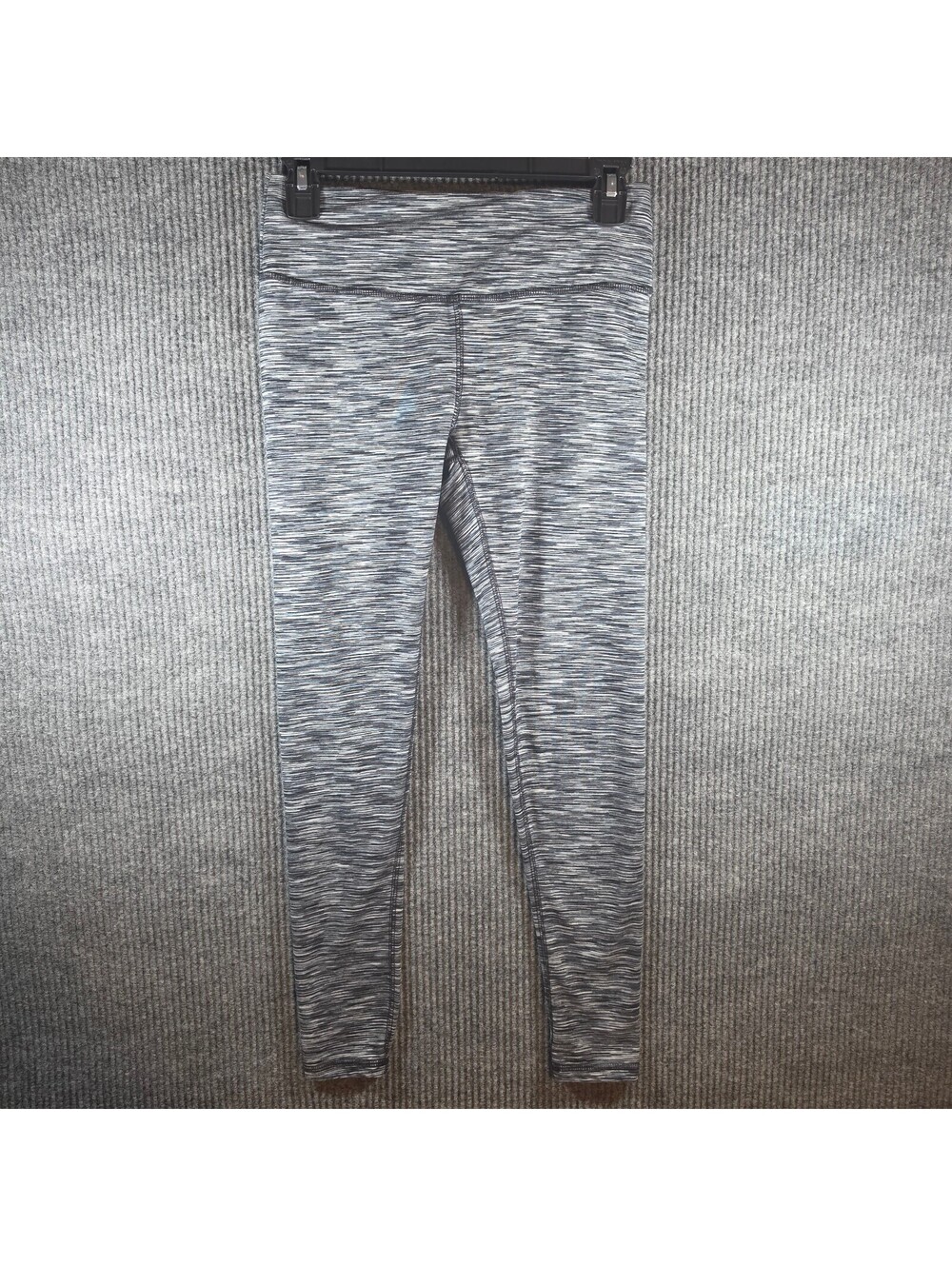 RBX Women's Space Dye Leggings Size S Small Gray Black White High Rise Athletic